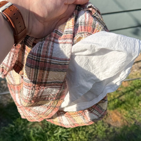 Zara 2-3 yr Plaid Long-Sleeve Kids Dress w Peter Pan collar - Picture 4 of 5